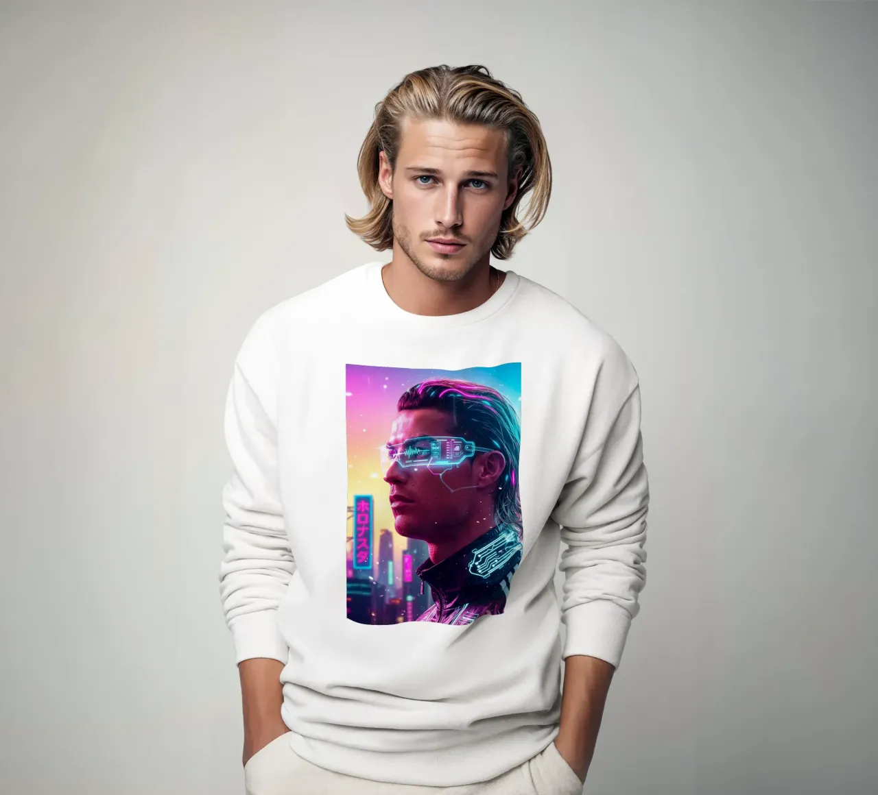Cristiano Ronaldo - Cyber Punk art style felpa da Lembayung art