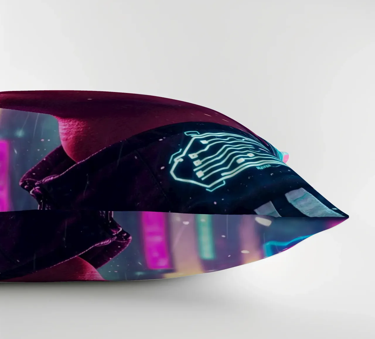 Cristiano Ronaldo - Cyber Punk art style cuscino da Lembayung art