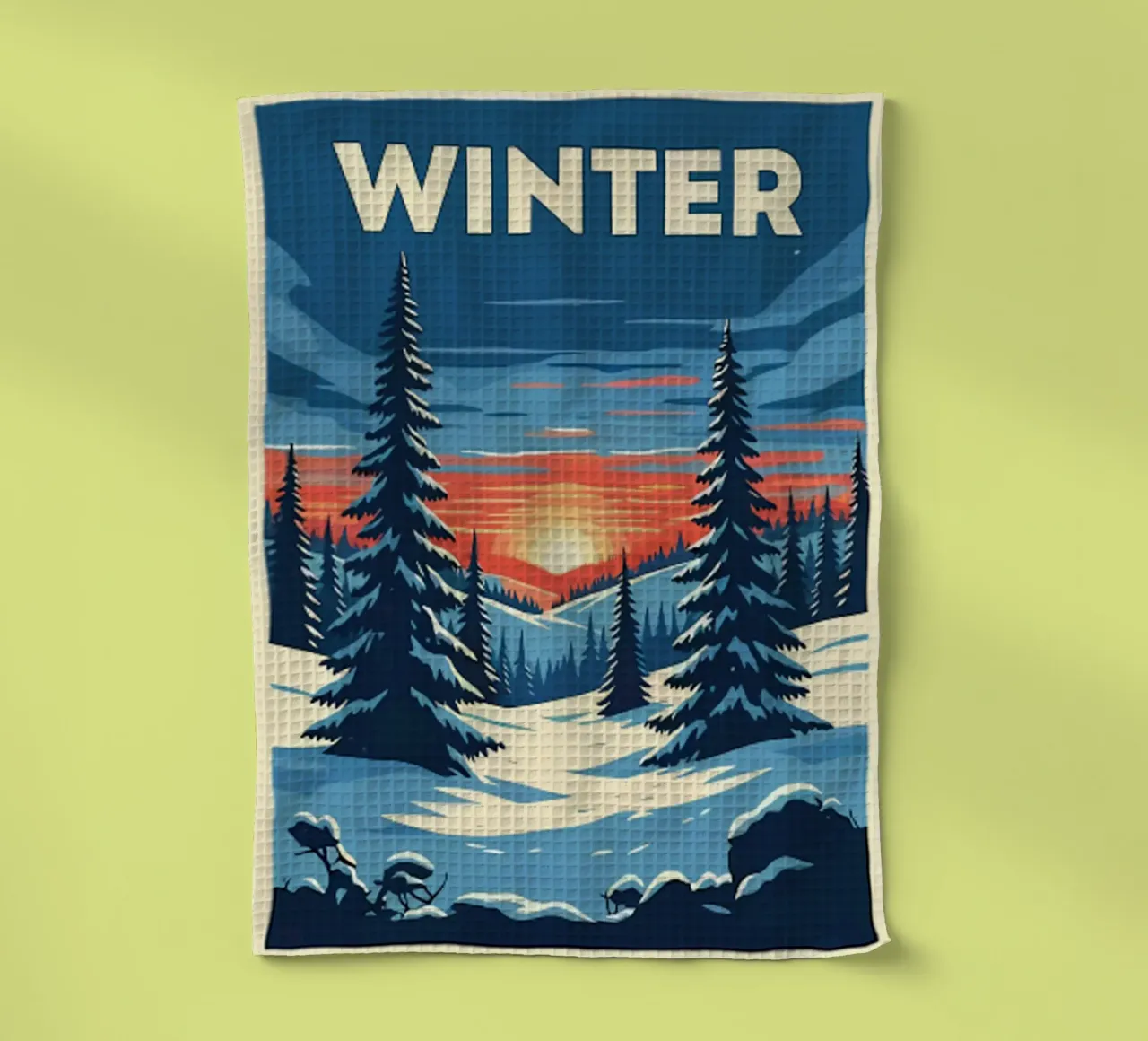 INVERNO canovaccio da cucina da edward shop
