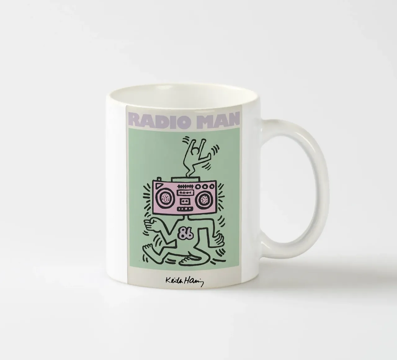 keith Haring - Doodle Art tazza in ceramica da Deepness