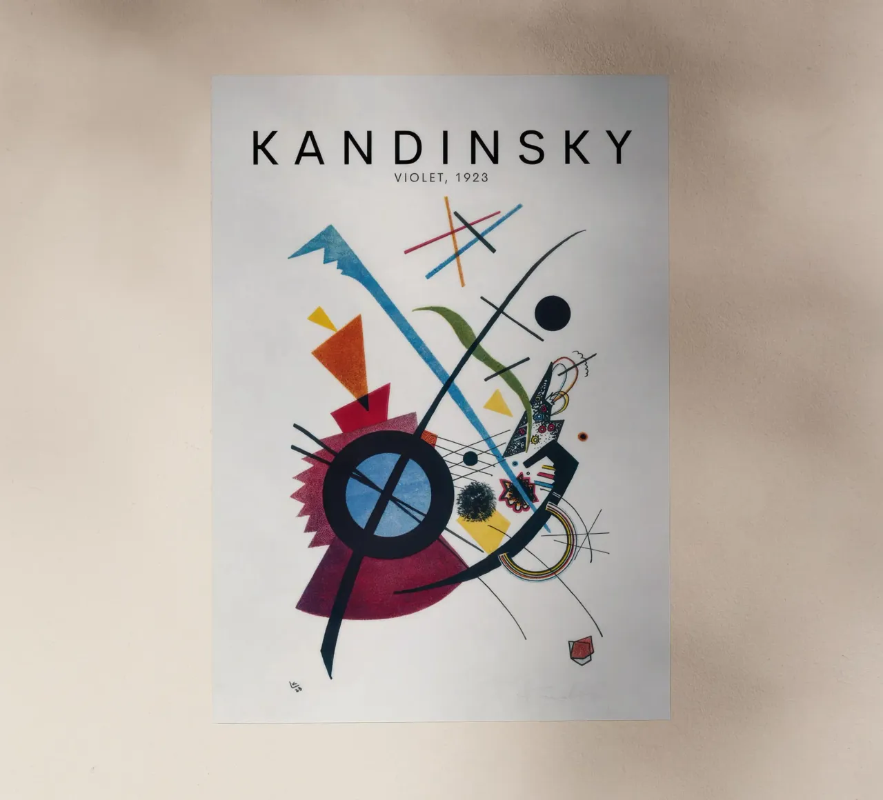 Wassily Kandinsky Viola, 1923 pellicola backlit da Kakakoi