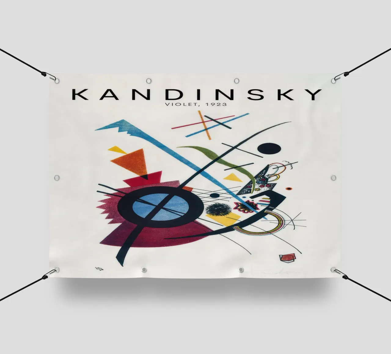 Wassily Kandinsky Viola, 1923 telo in pvc da Kakakoi