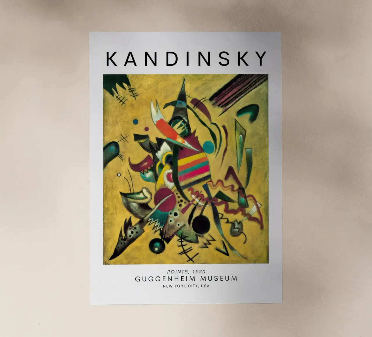 Wassily Kandinsky PUNTI, 1920 pellicola backlit da Kakakoi