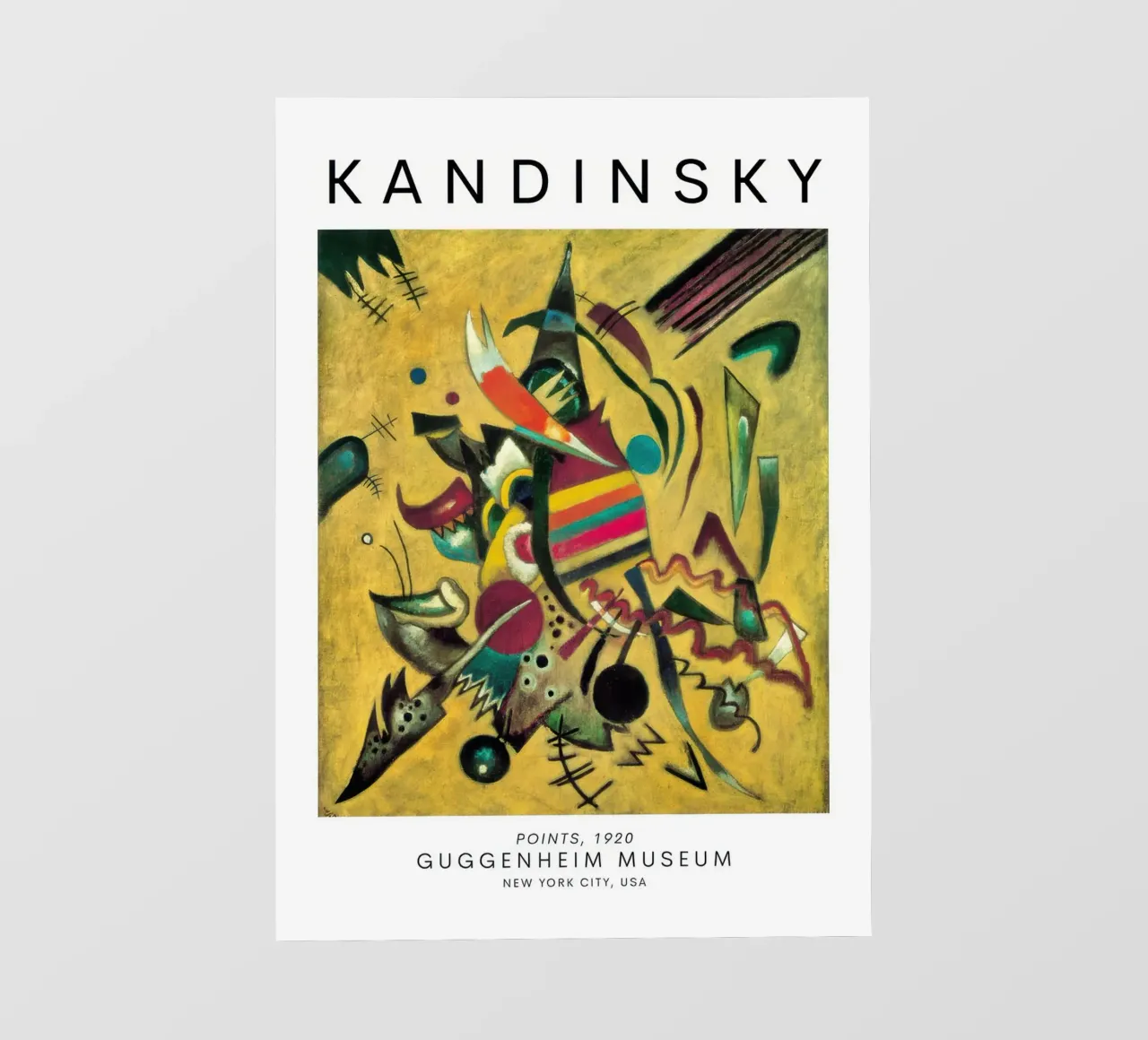 Wassily Kandinsky PUNTI, 1920 pellicola backlit da Kakakoi