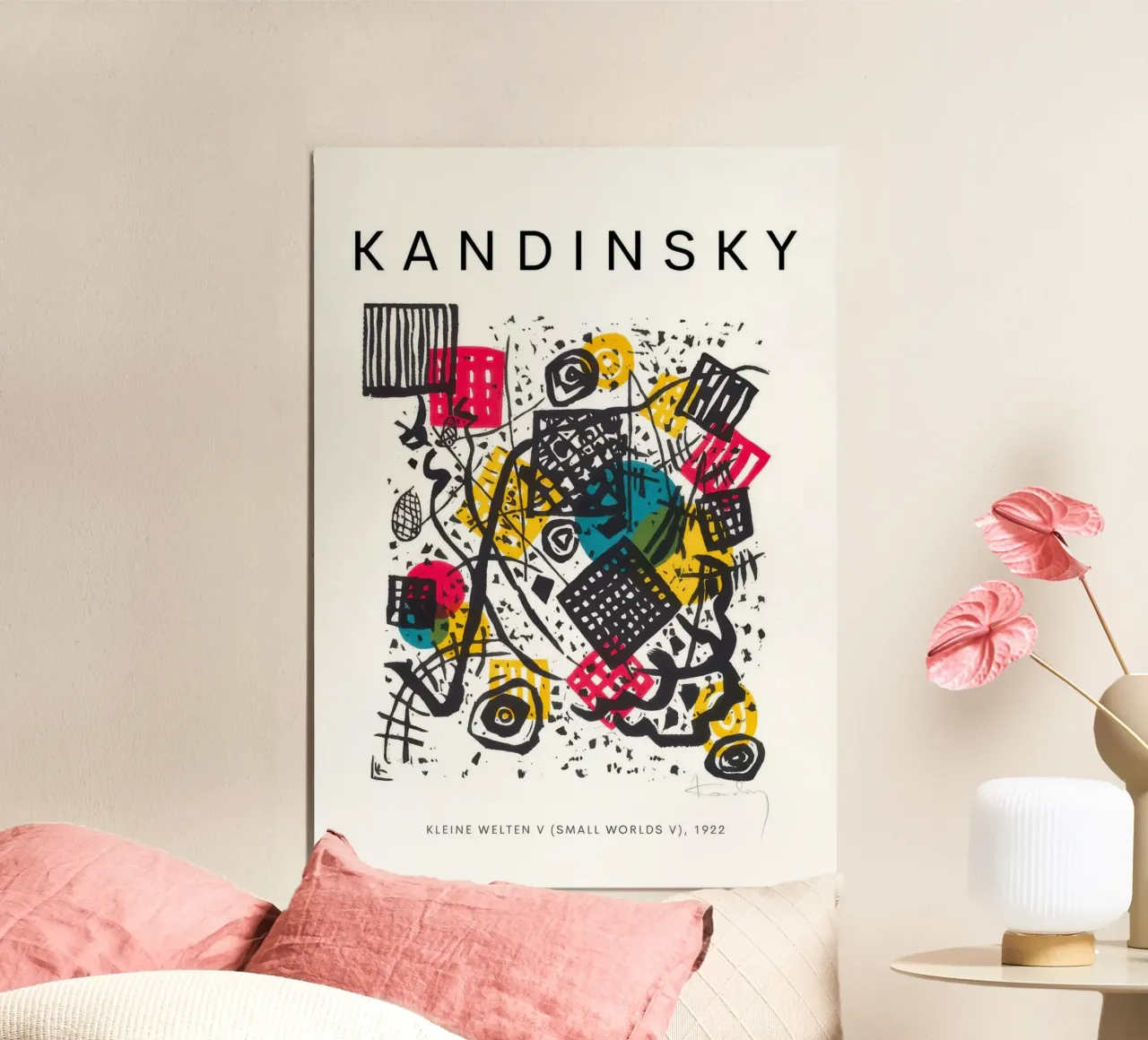 Wassily Kandinsky Piccoli mondi V (Piccoli mondi V) carta hahnemühle da Kakakoi