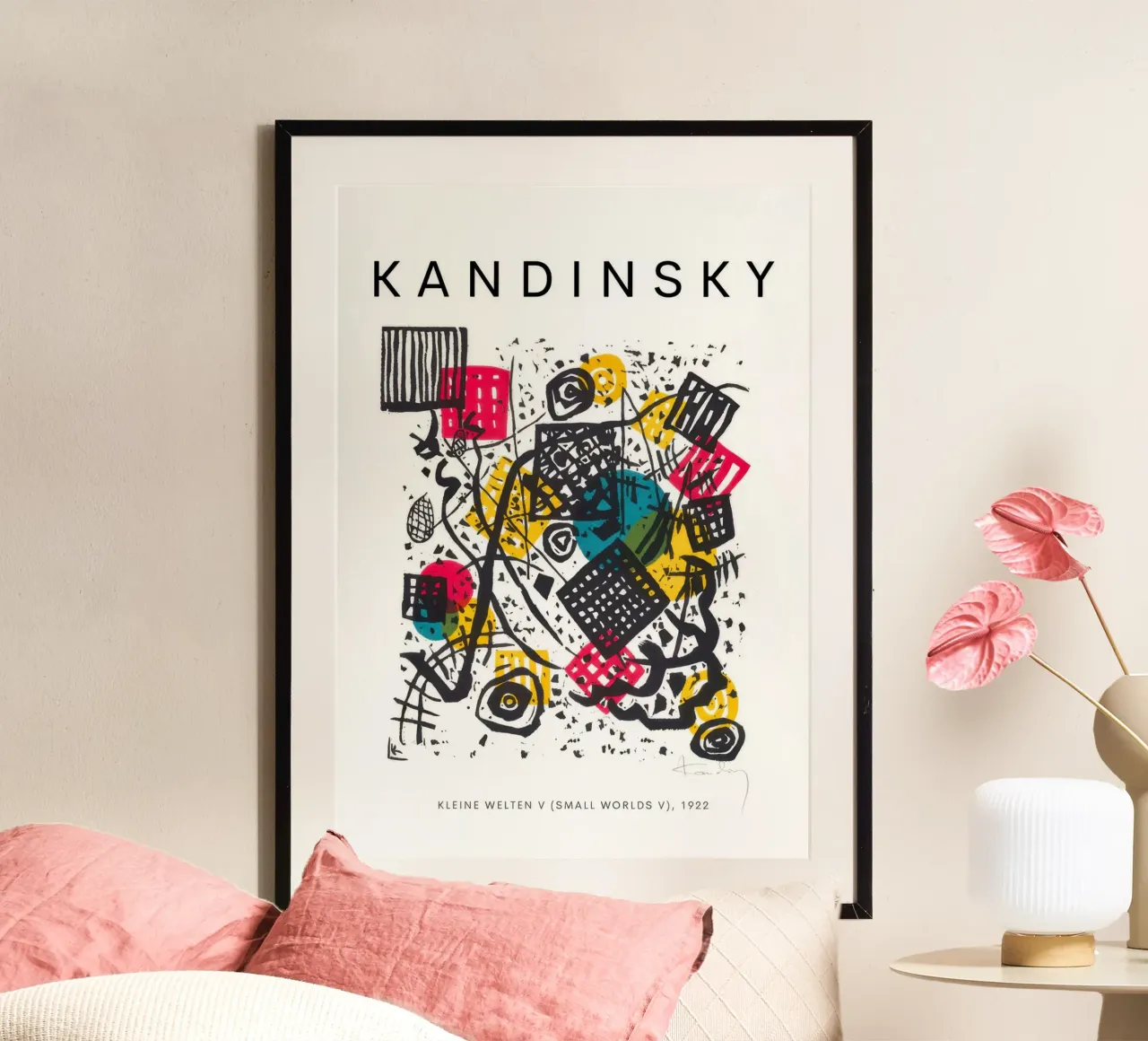 Wassily Kandinsky Piccoli mondi V (Piccoli mondi V) carta hahnemühle da Kakakoi
