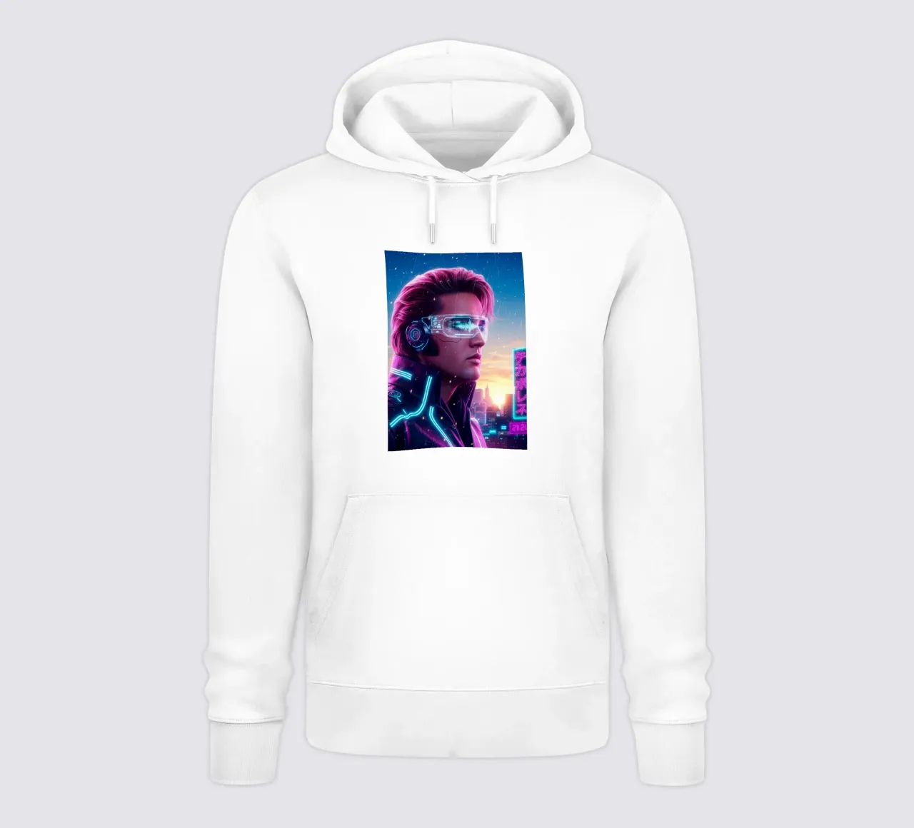 Elvis Presley - Cyber Punk art style hoodie by Lembayung art