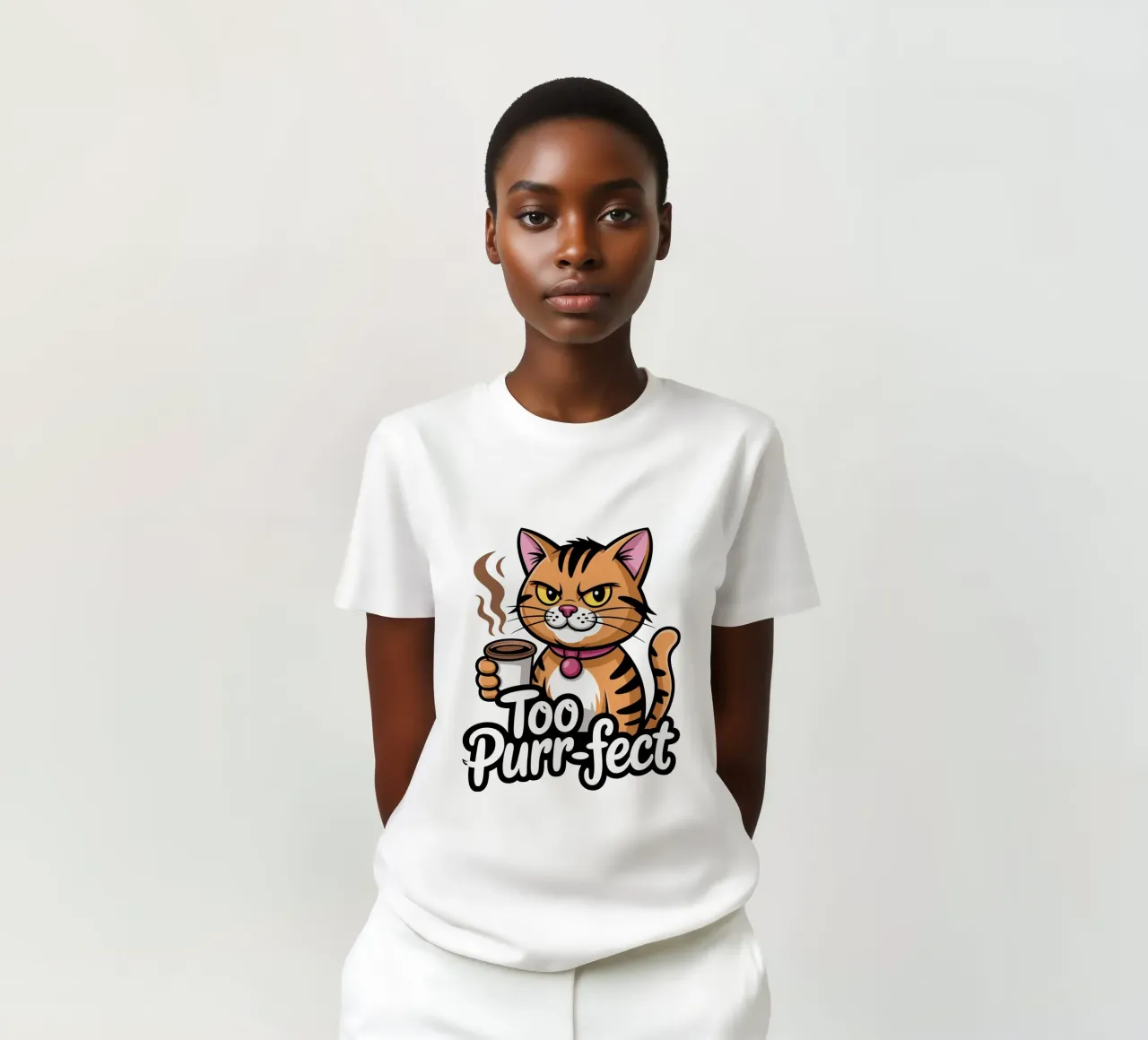 Too-Purr-fect Cat t-shirt da Shirtfantastisch