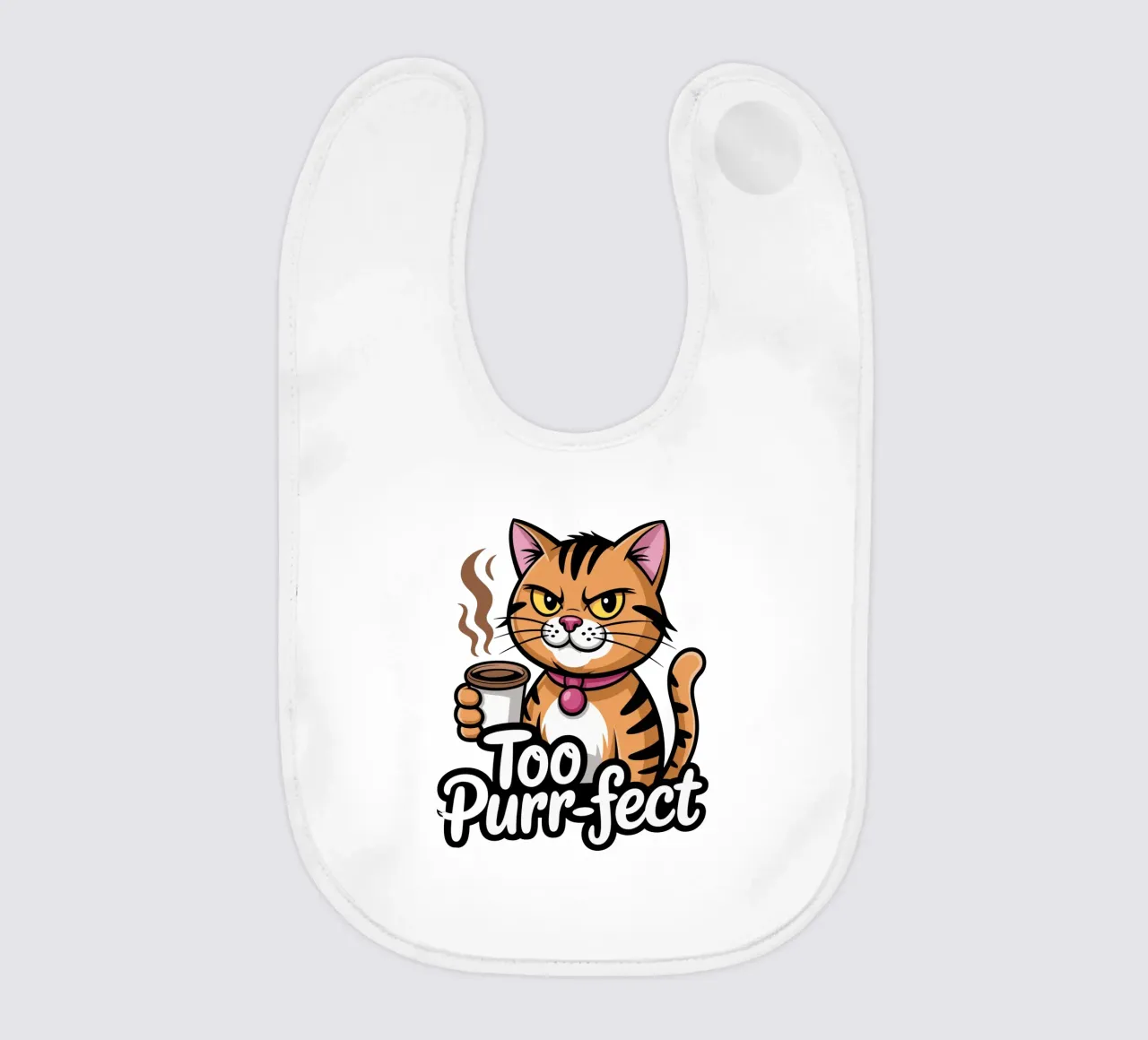 Too-Purr-fect Cat bavaglino da Shirtfantastisch