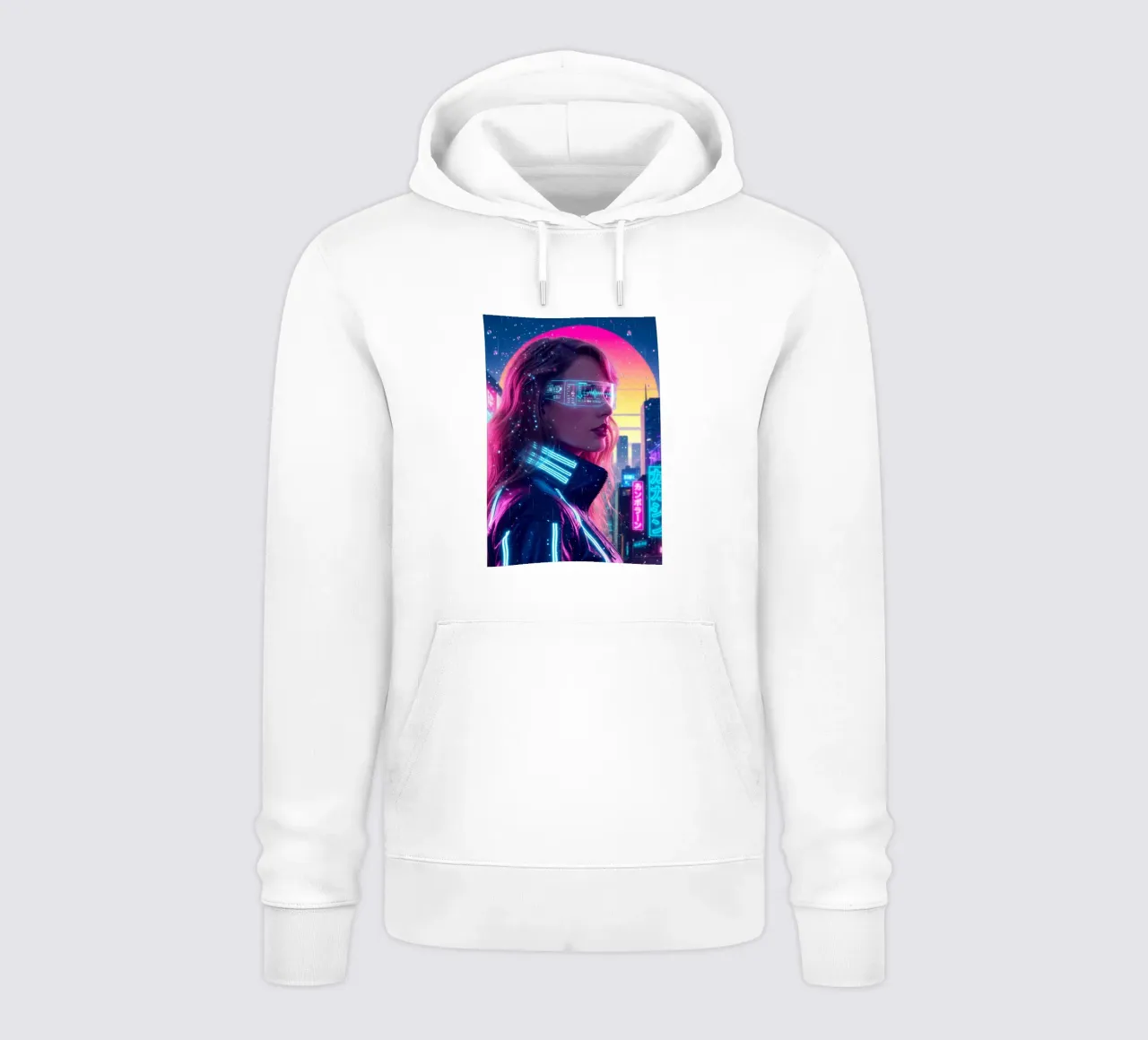 Taylor Swift - Cyber Punk art style (1) felpa con cappuccio da Lembayung art