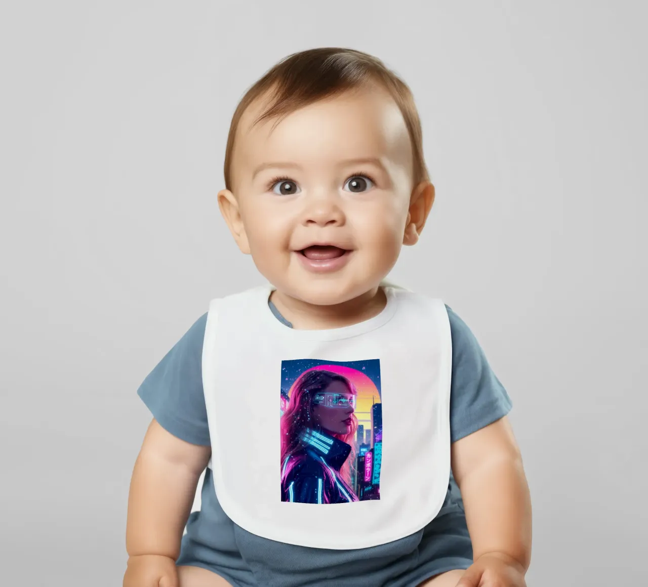 Taylor Swift - Cyber Punk art style (1) bavaglino da Lembayung art