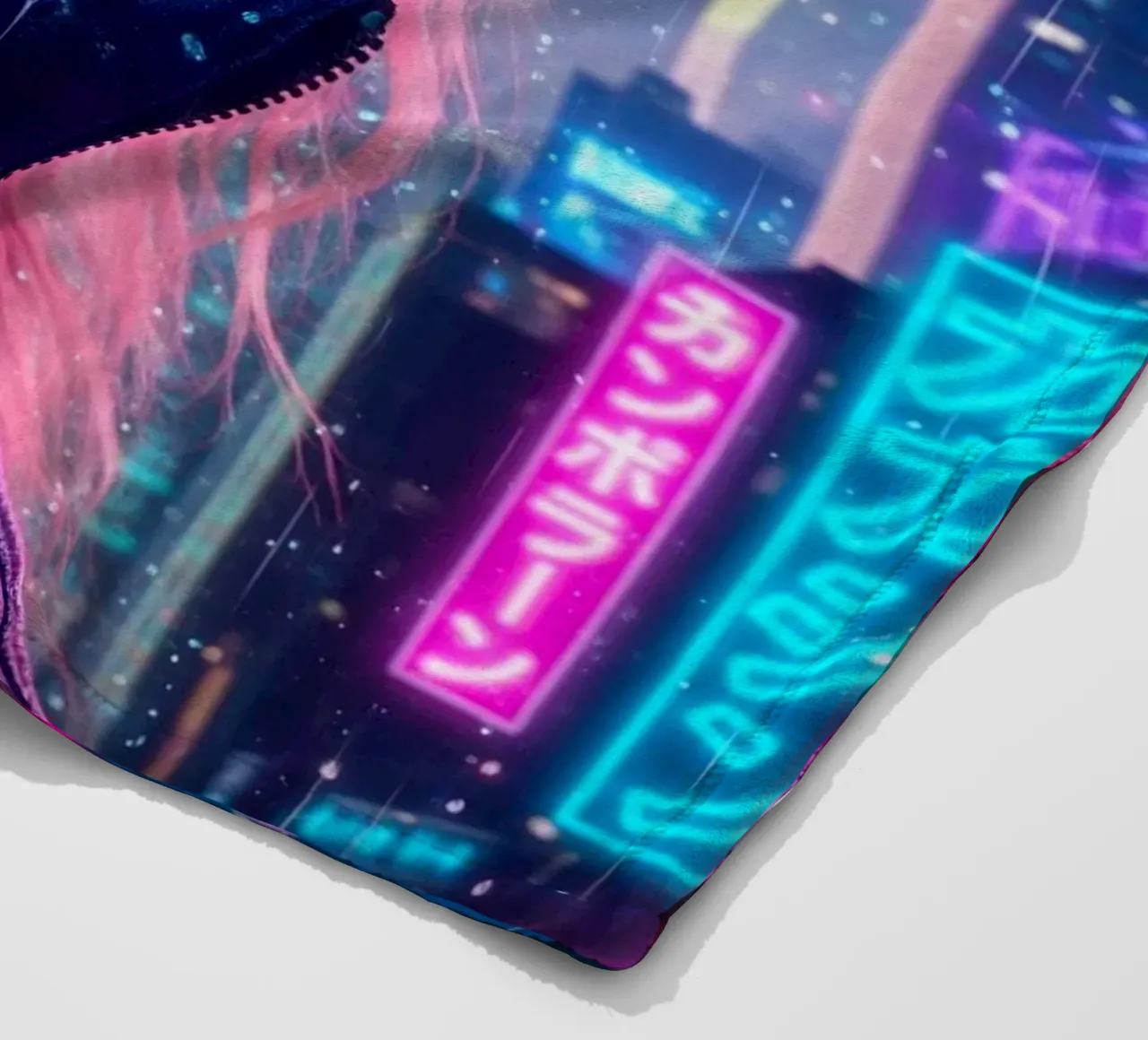 Taylor Swift - Cyber Punk art style (1) Fleecedecke von Lembayung art