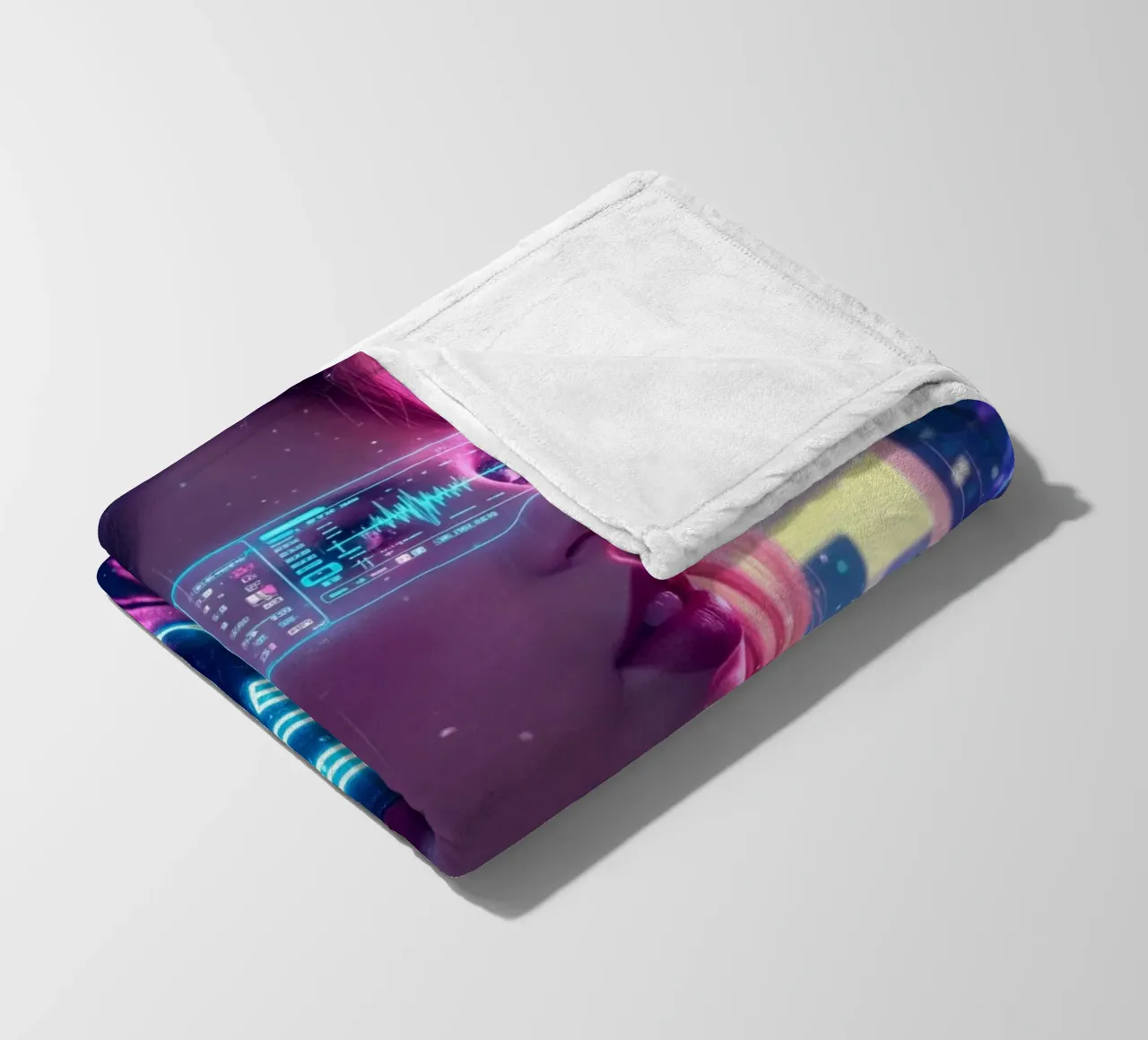 Taylor Swift - Cyber Punk art style (1) Fleecedecke von Lembayung art