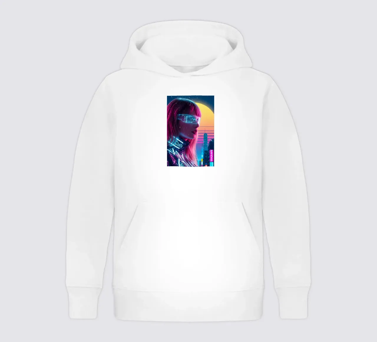 Taylor Swift - Cyber Punk art style (2) felpa bambino con cappuccio da Lembayung art