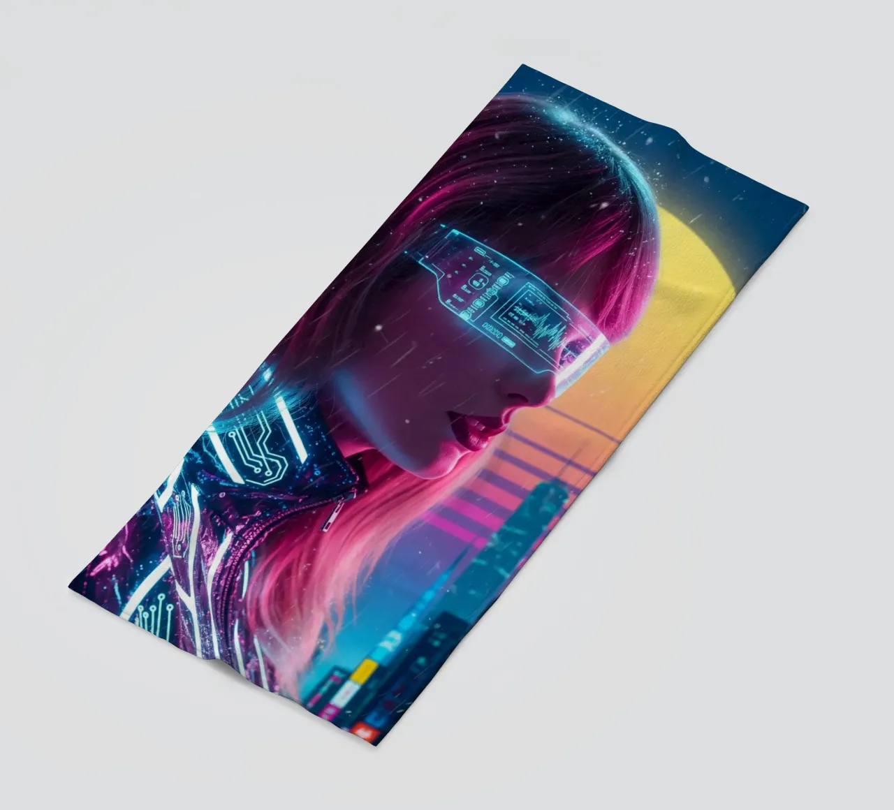 Taylor Swift - Cyber Punk art style (2) telo mare da Lembayung art