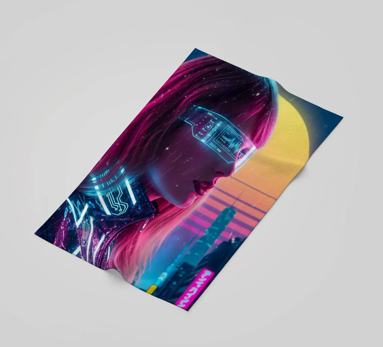 Taylor Swift - Cyber Punk art style (2) telo mare da Lembayung art