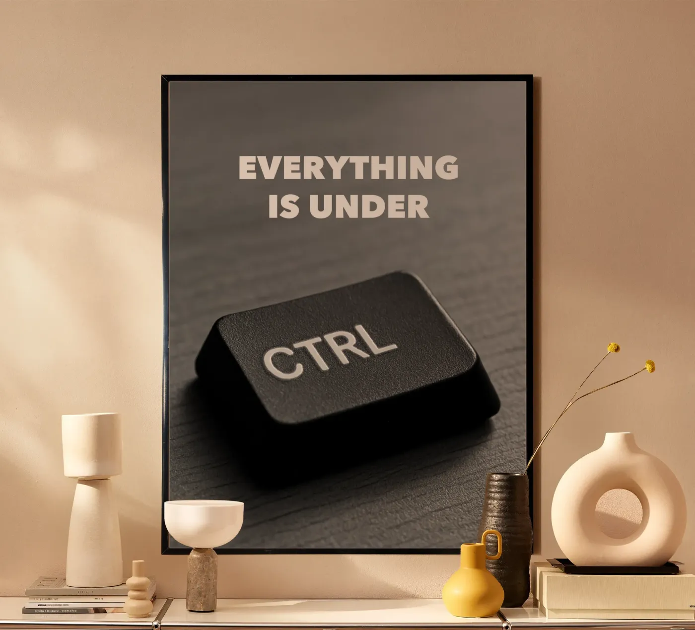 Under control poster van Form&Font