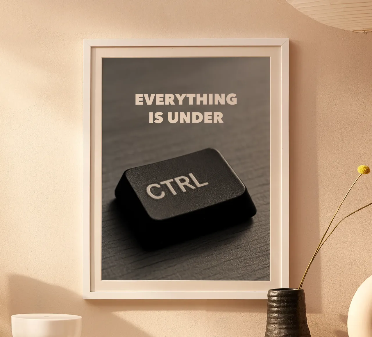 Under control poster by Form&Font