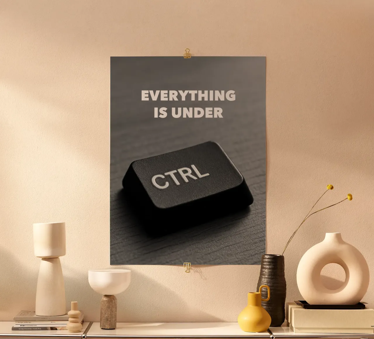 Under control poster by Form&Font