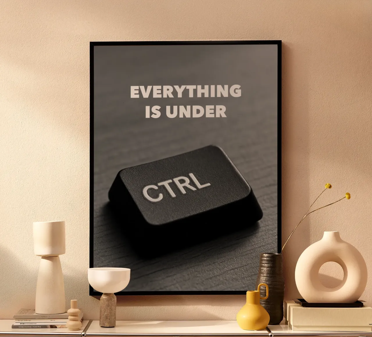 Under control poster by Form&Font