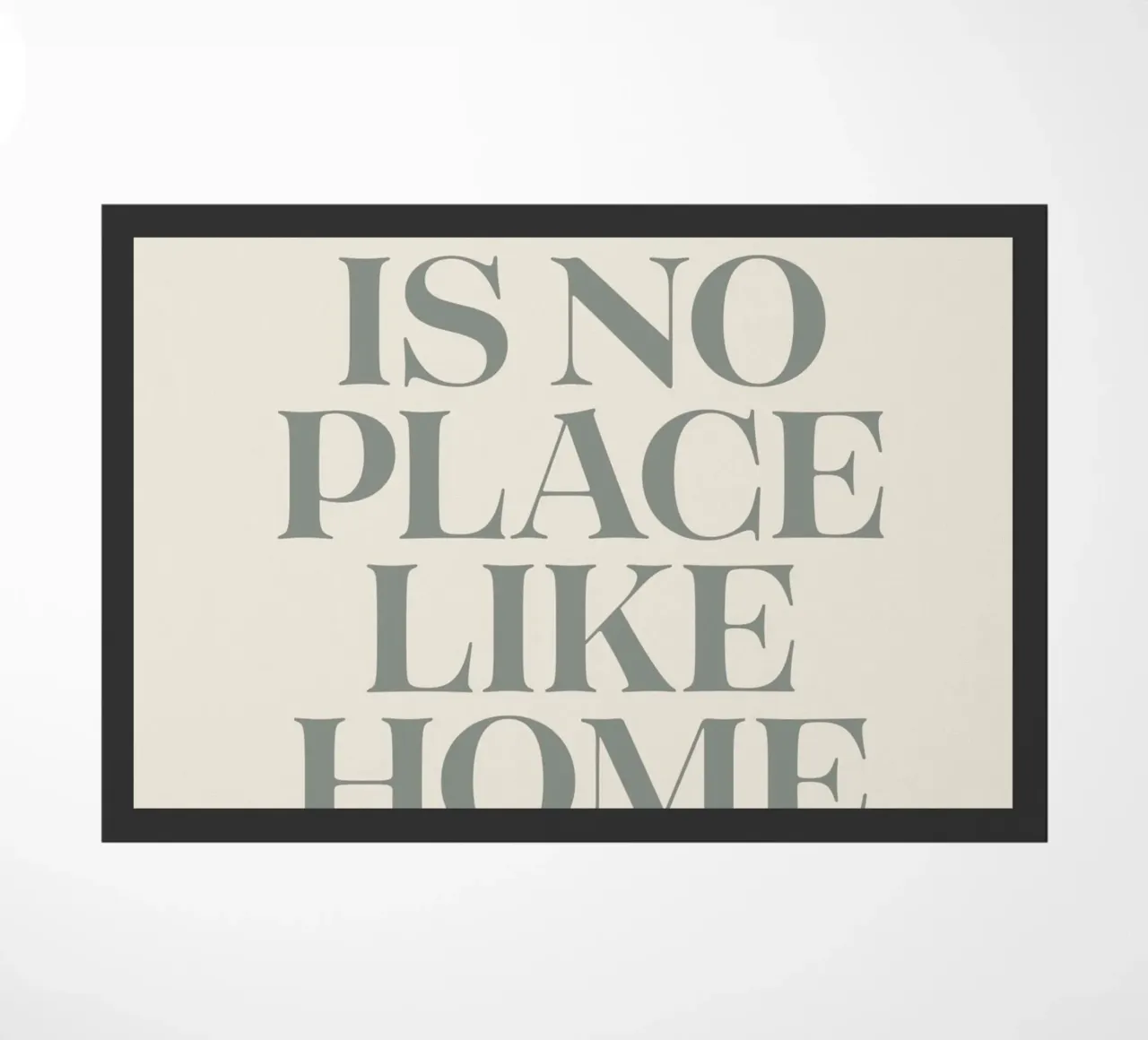 quote text typography doormat by Eva Rogers