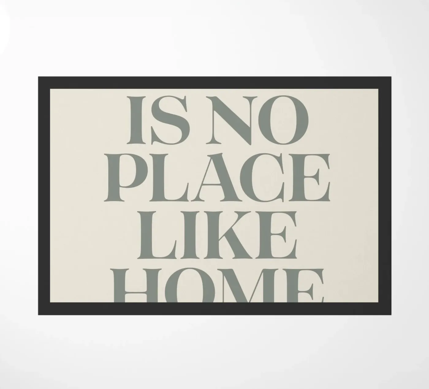 quote text typography doormat by Eva Rogers