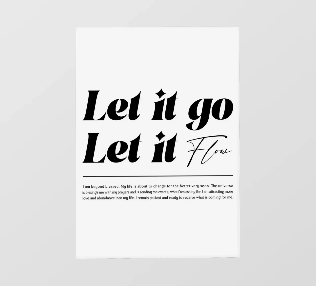 quote text typography backlit film by Eva Rogers