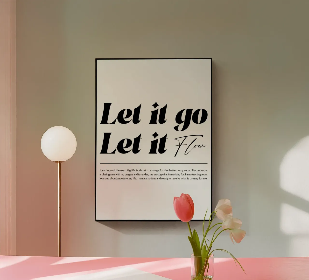 quote text typography acrylic glass by Eva Rogers