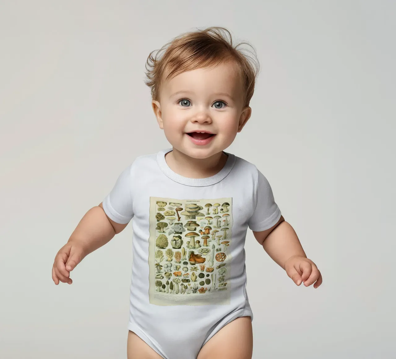 funghi funghi body neonato maniche corte da Fred Marshall