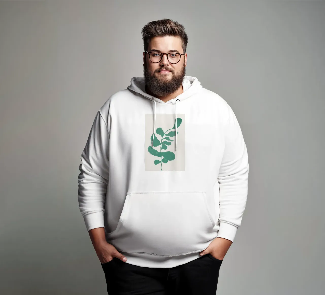 verde foglia felpa con cappuccio da Fred Marshall