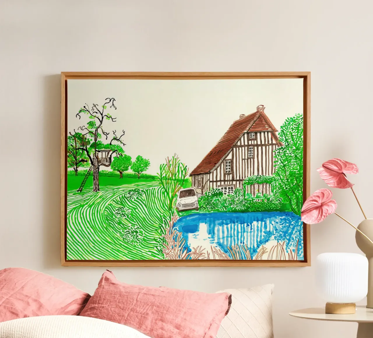 david hockney 4 tela da LuppiLappi