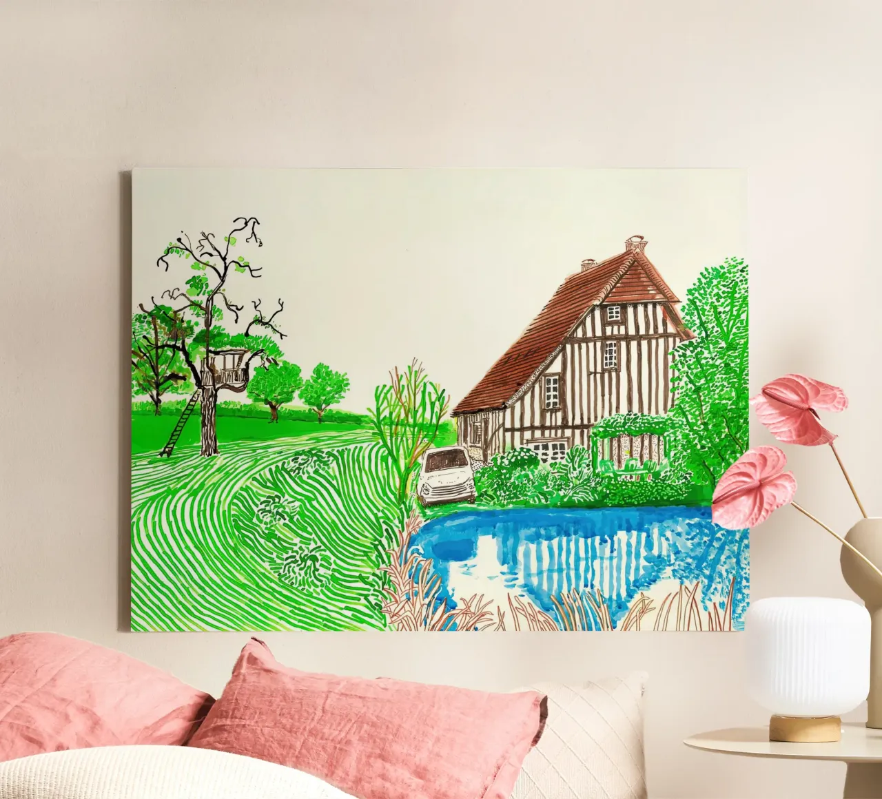 david hockney 4 tela da LuppiLappi