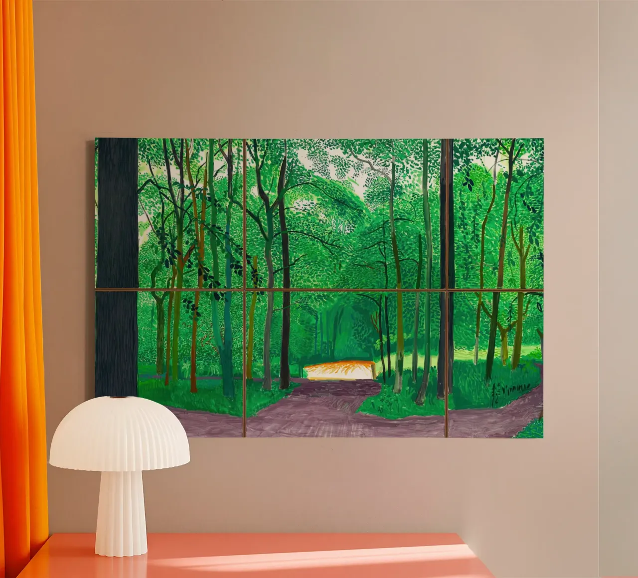 david hockney 5 tela da LuppiLappi