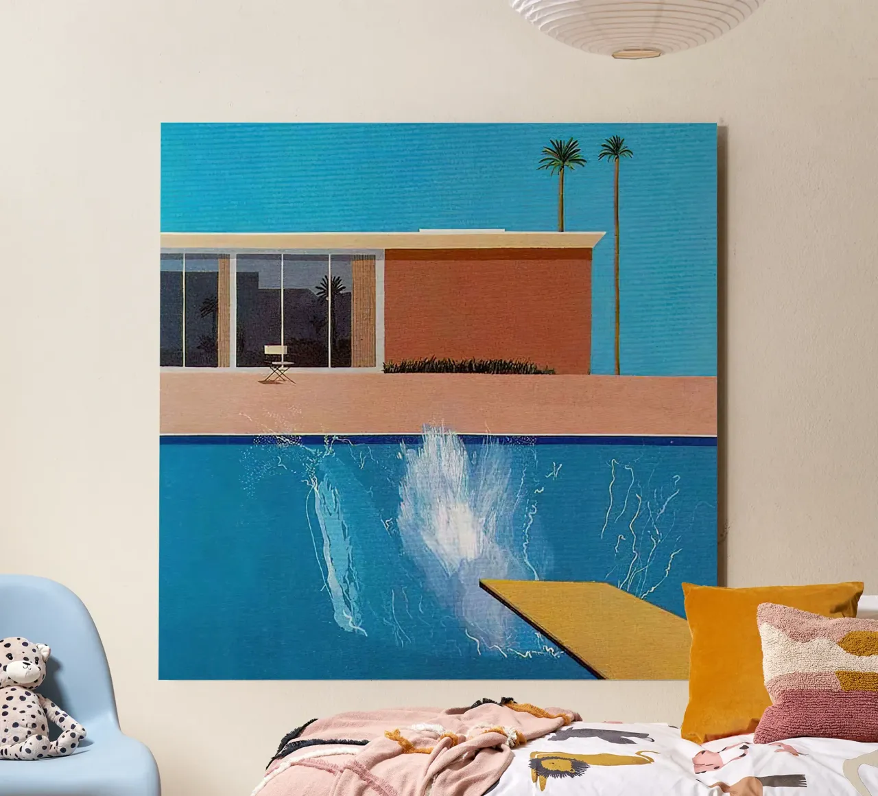 david hockney 7 alluminio dibond da LuppiLappi