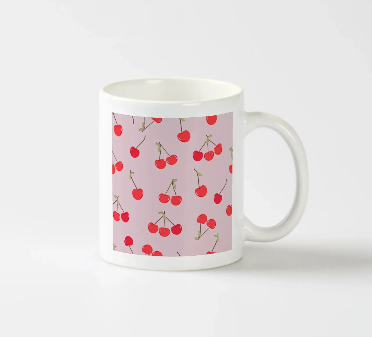Ciliegie di design per San Valentino tazza in ceramica da gulsengunel