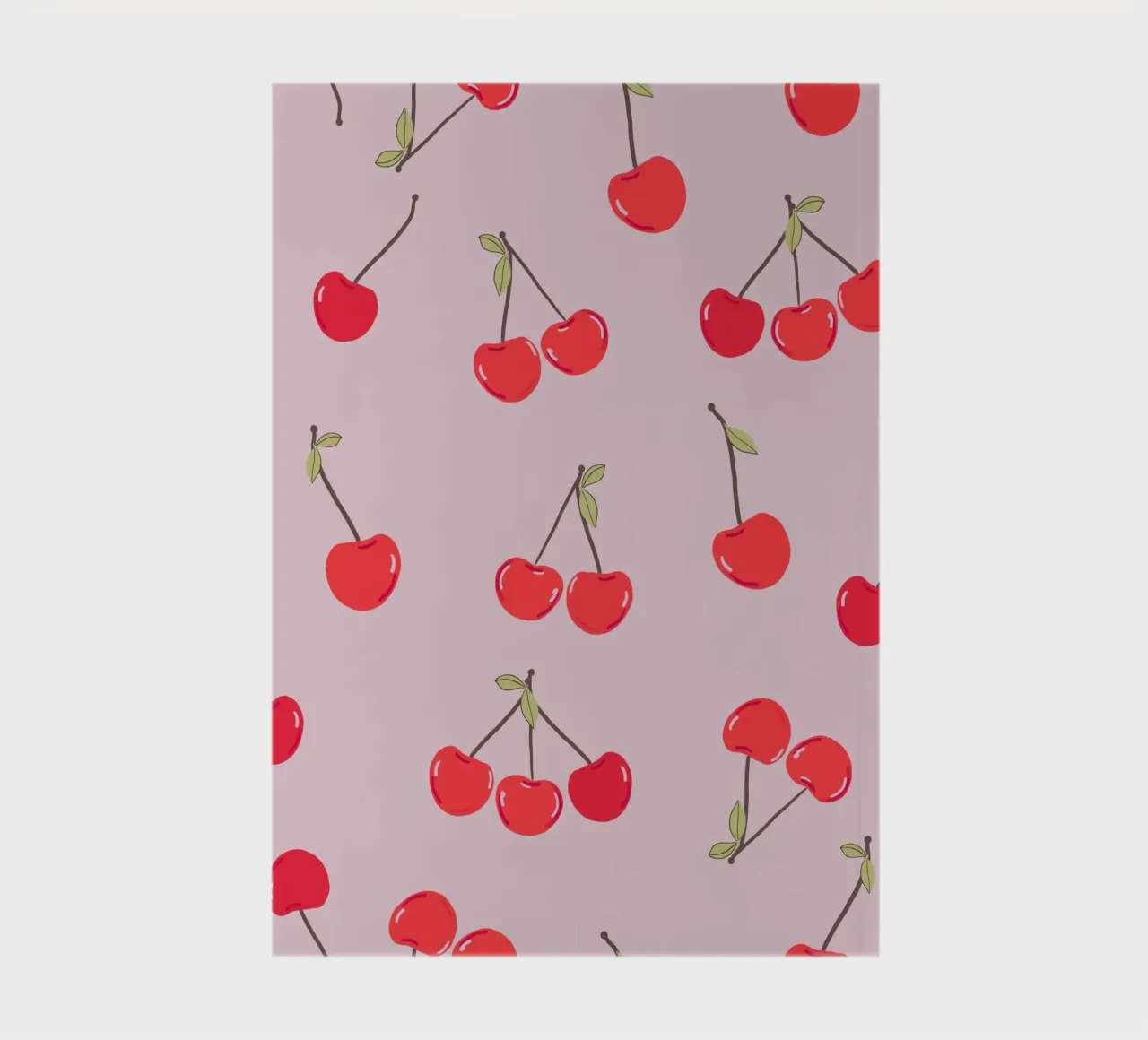 Valentine's Day design cherries notebook by gulsengunel