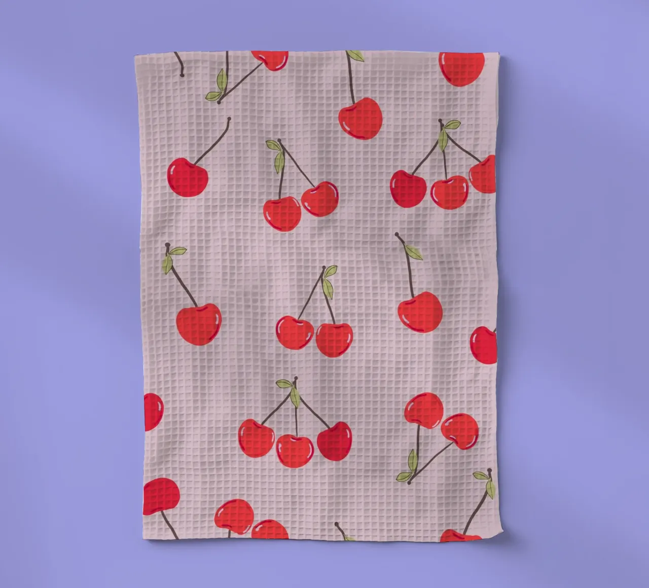 Ciliegie di design per San Valentino canovaccio da cucina da gulsengunel
