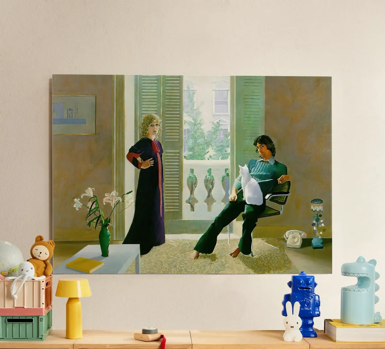 david hockney 8 alluminio dibond da LuppiLappi