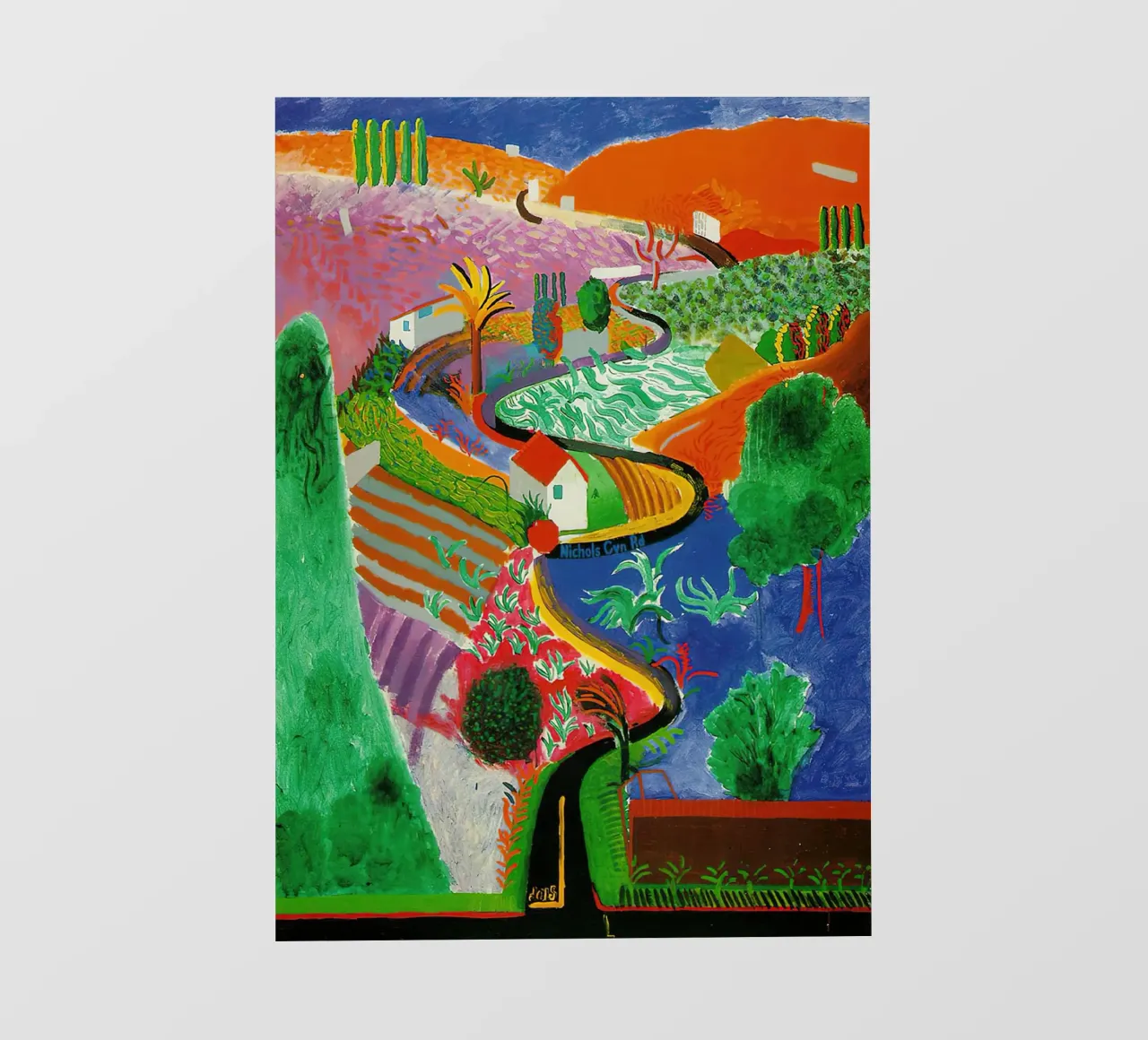 david hockney 13 telo in pvc da LuppiLappi