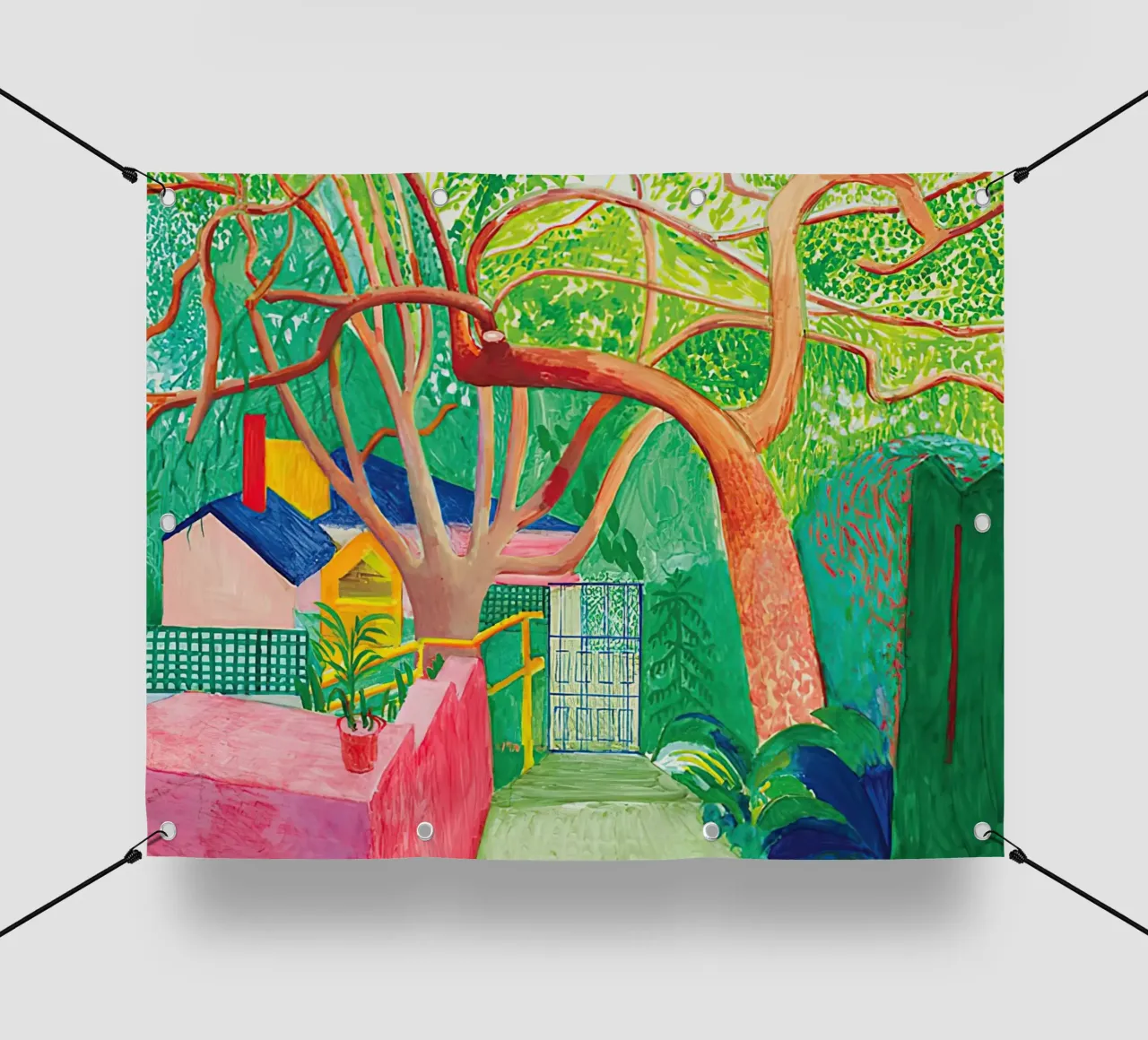 david hockney 21 telo in pvc da LuppiLappi