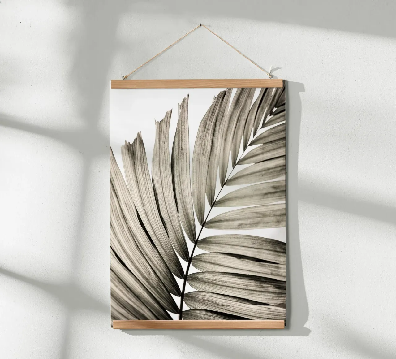Palm Leaves 22 poster con telaio in legno da Mareike Böhmer Photography