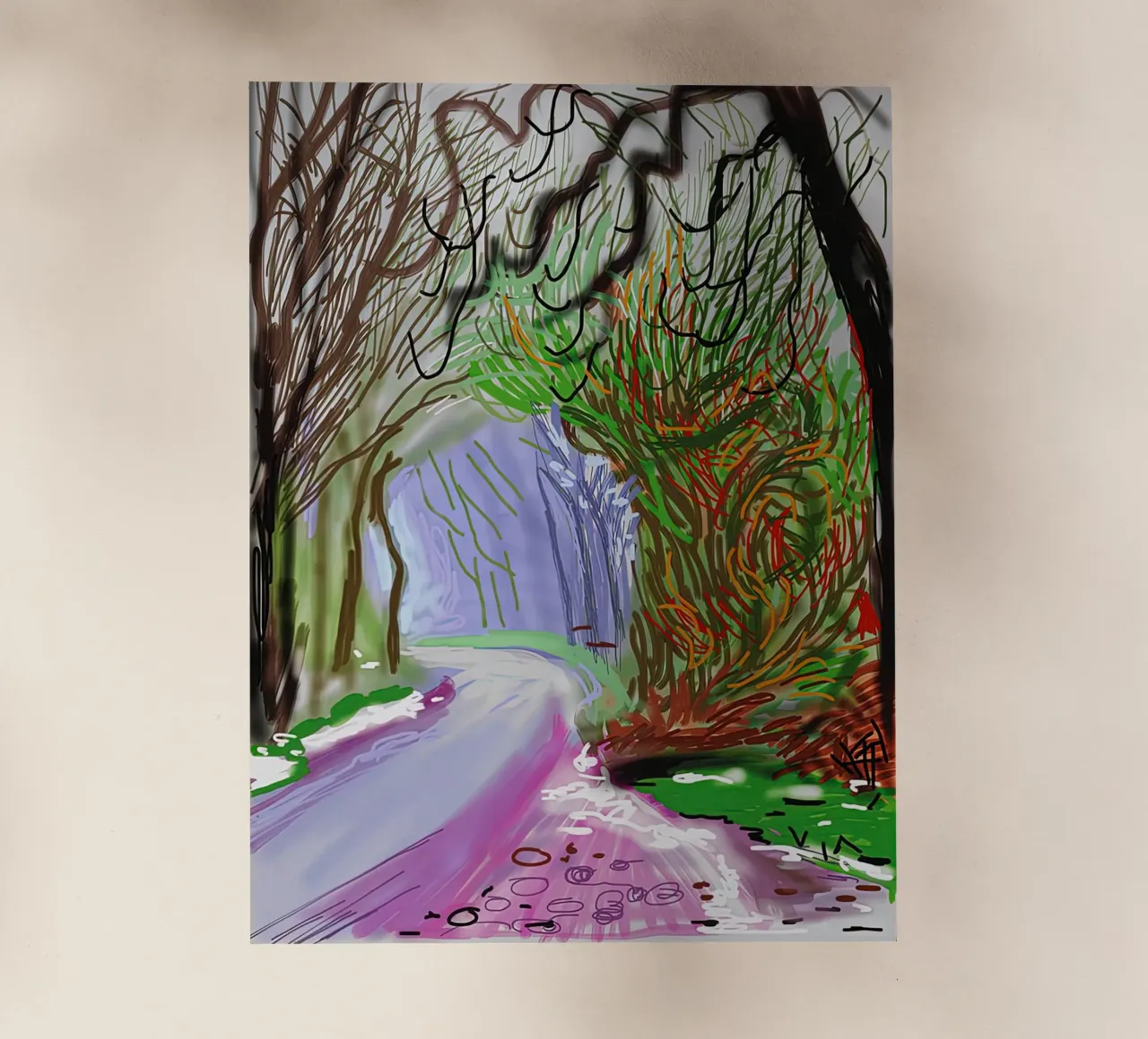 david hockney 25 pellicola backlit da LuppiLappi