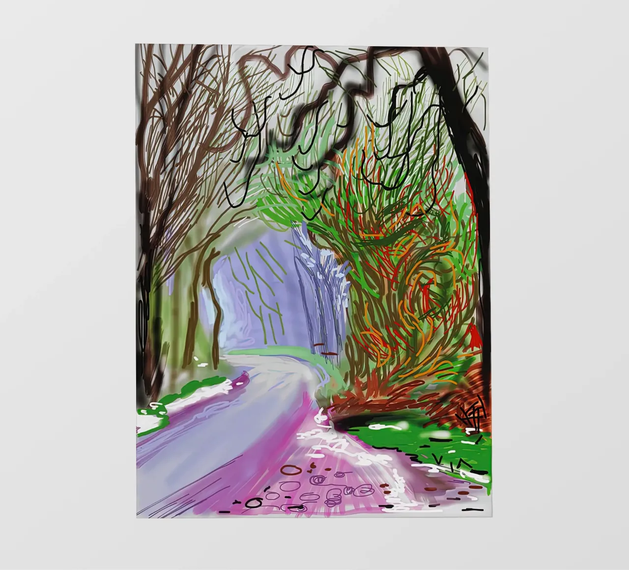 david hockney 25 telo in pvc da LuppiLappi