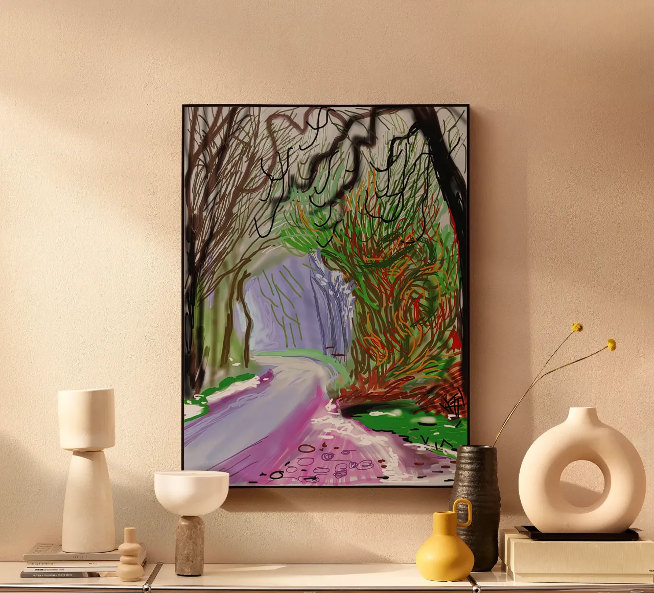 david hockney 25 alluminio dibond da LuppiLappi