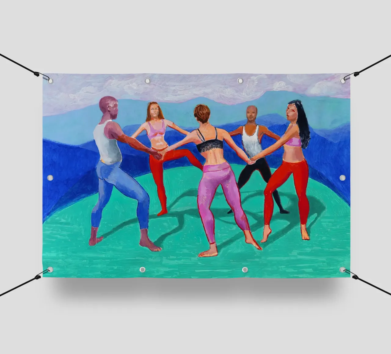 david hockney 26 telo in pvc da LuppiLappi