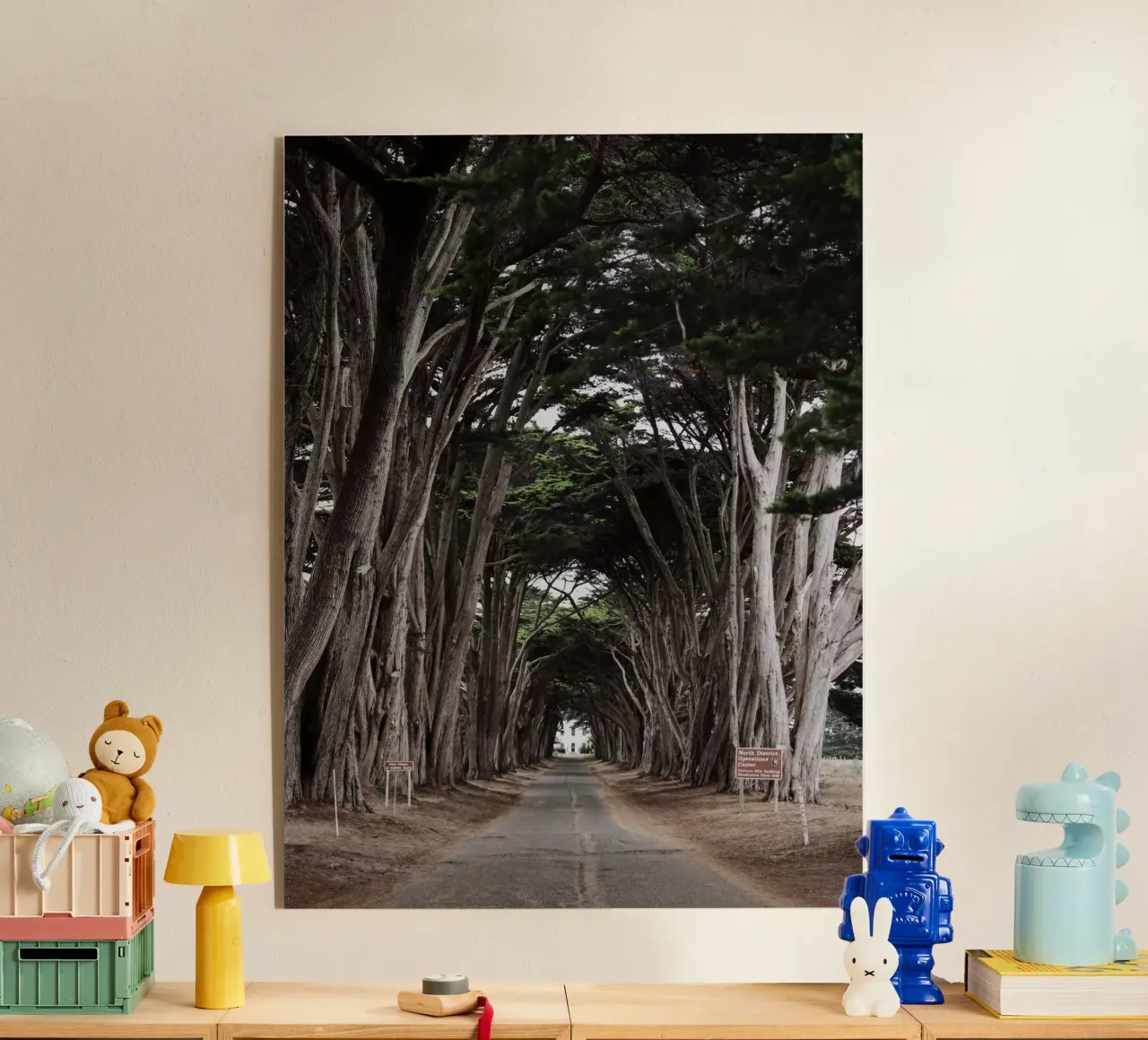 Cypress Tunnel, Point Reyes, California plexiglass da Wanderlust Vibes
