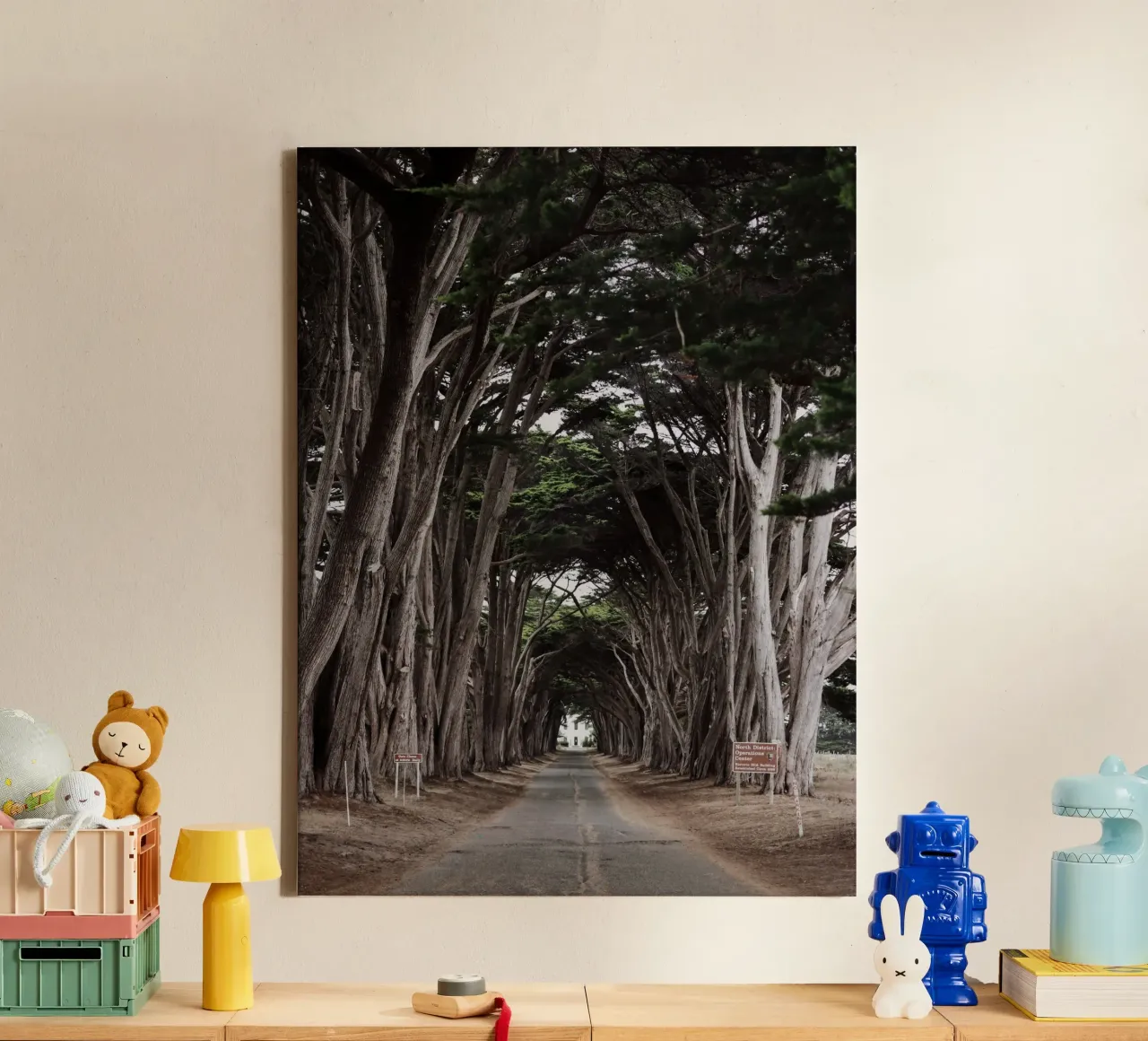 Cypress Tunnel, Point Reyes, California canvas by Wanderlust Vibes