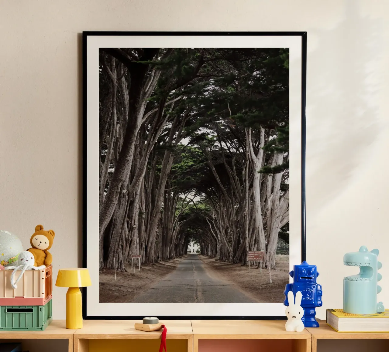Cypress Tunnel, Point Reyes, California poster da Wanderlust Vibes