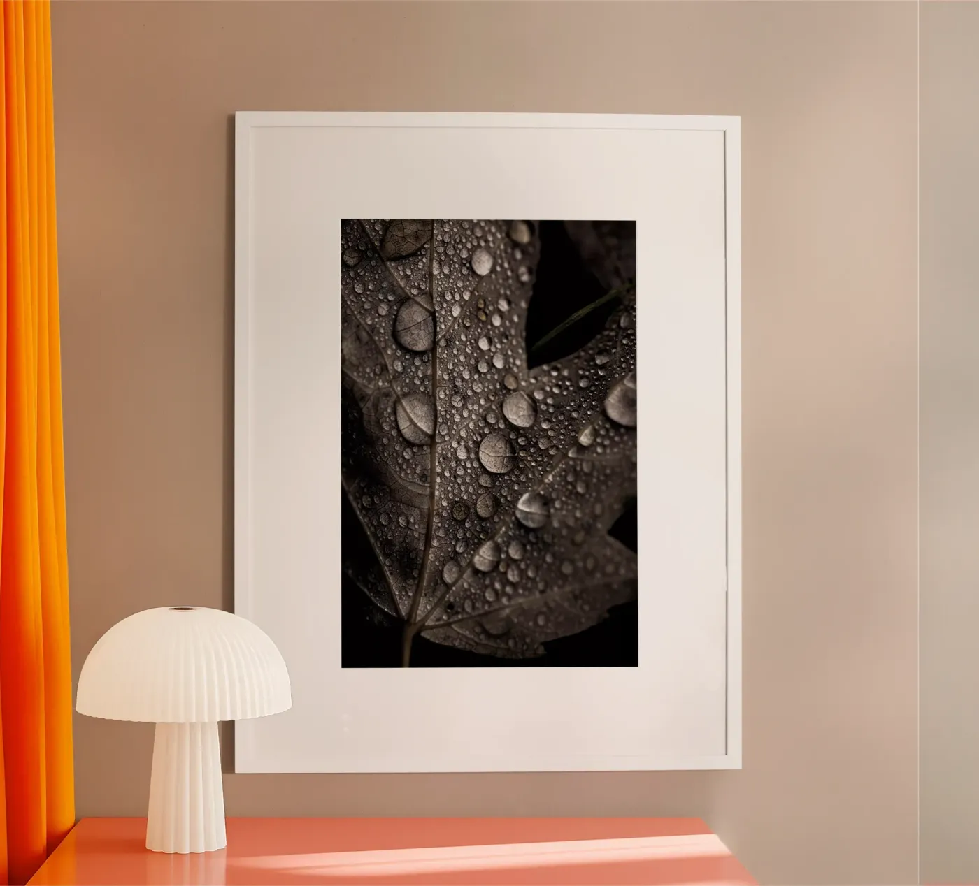 Rainy Fall poster van Mareike Böhmer Photography