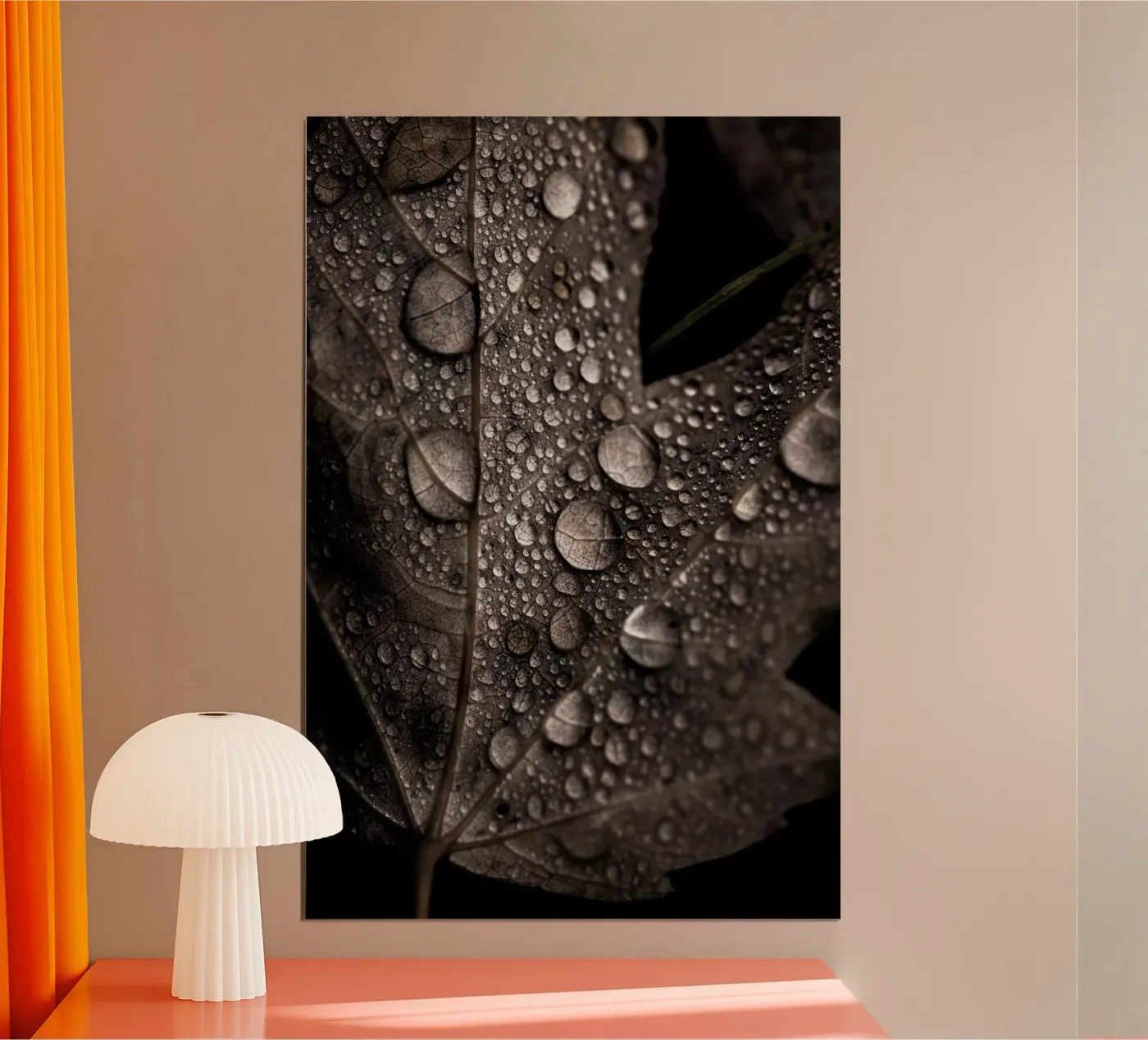 Rainy Fall poster van Mareike Böhmer Photography